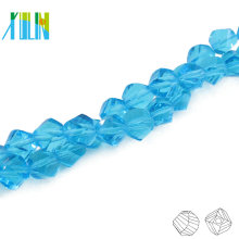 A5020-5 # Beat Qualität Aqua Blau Facettierte Kristall 10mm kristall perlen großhandel kristall helix armband twisted glasperlen für DIY